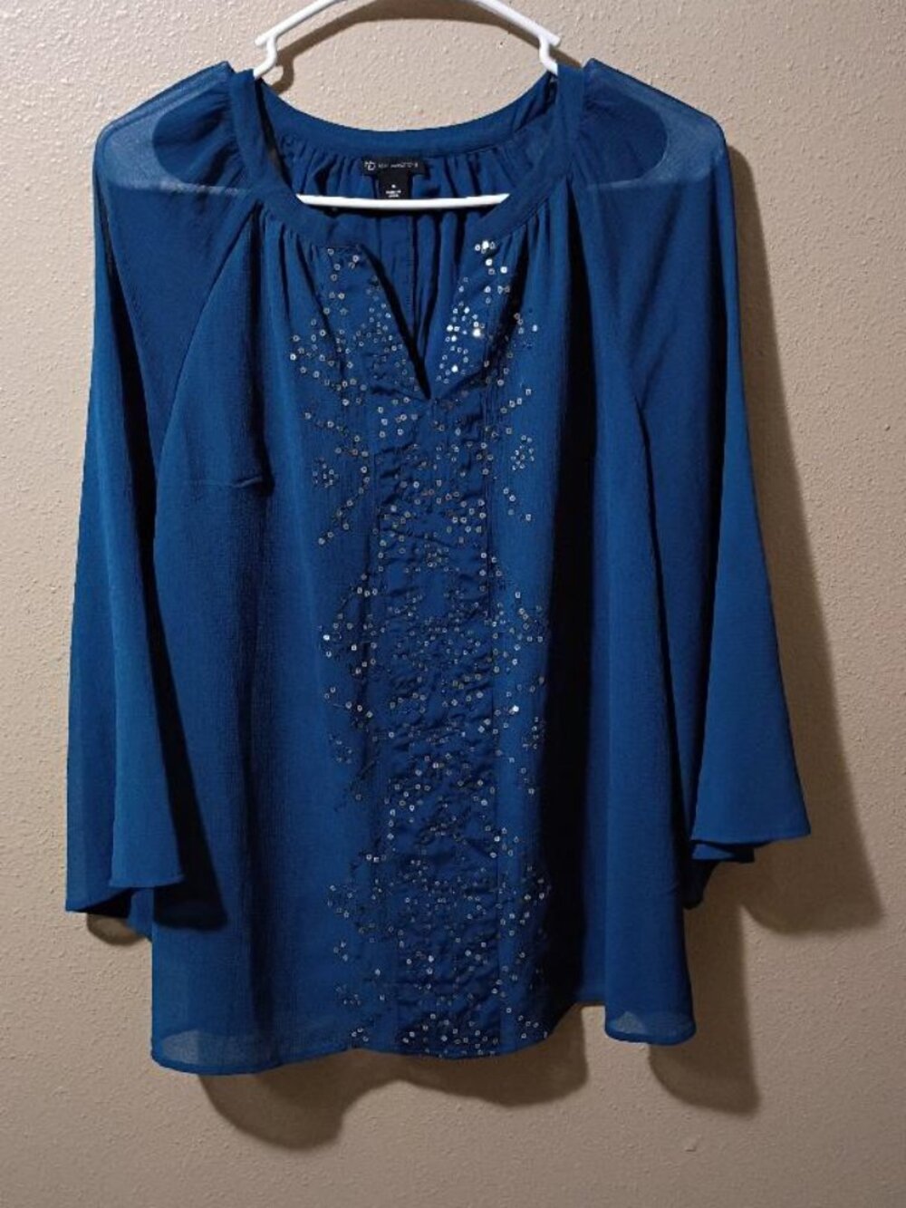 NEW DIRECTIONS Blouse - Small (Teal)